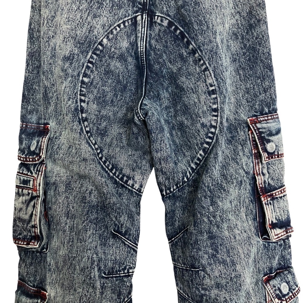 MNML Cargo Jeans 29 Blue - Picture 12 of 16